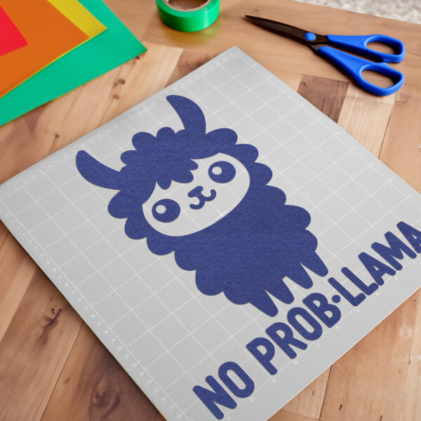 All Girl Llama SVG Cut File - Snap Click Supply Co.