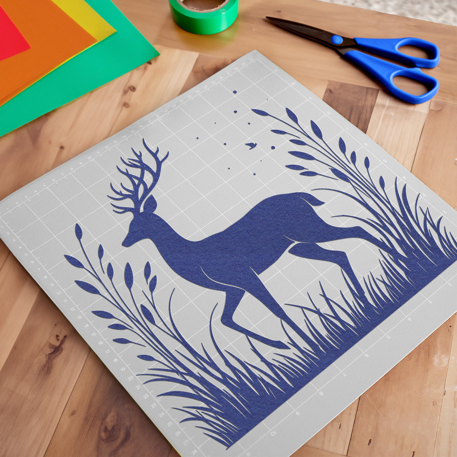 Graceful Meadow Deer SVG File for Cricut, Silhouette, Laser