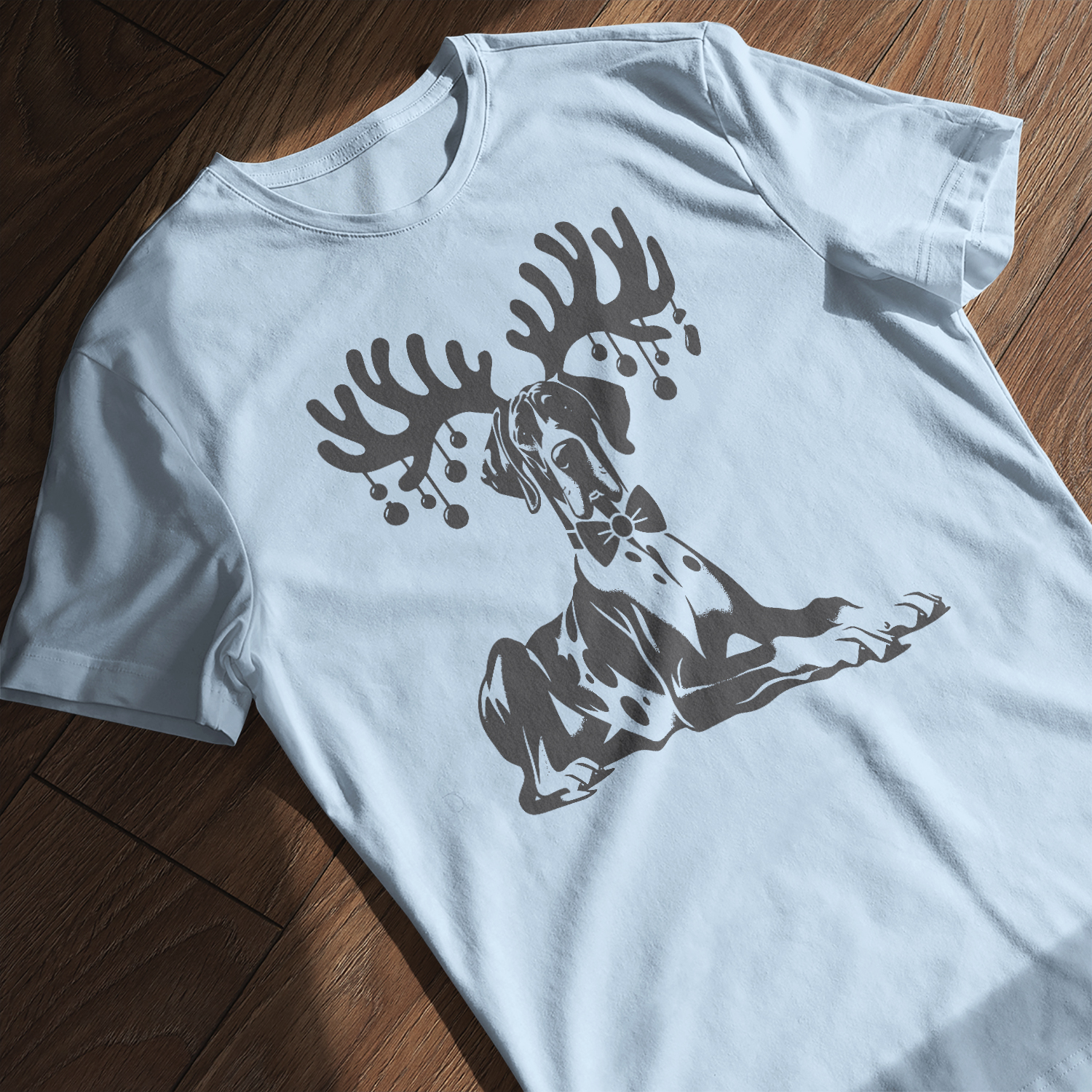 Great Dane Reindeer SVG File for Cricut, Silhouette, Laser Machines