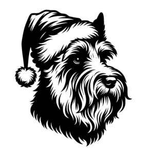 Santa Scottish Terrier