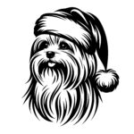 Maltese Santa Pup