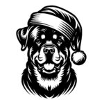 Santa Pup Rottweiler