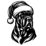 Santa Hat Cane Corso