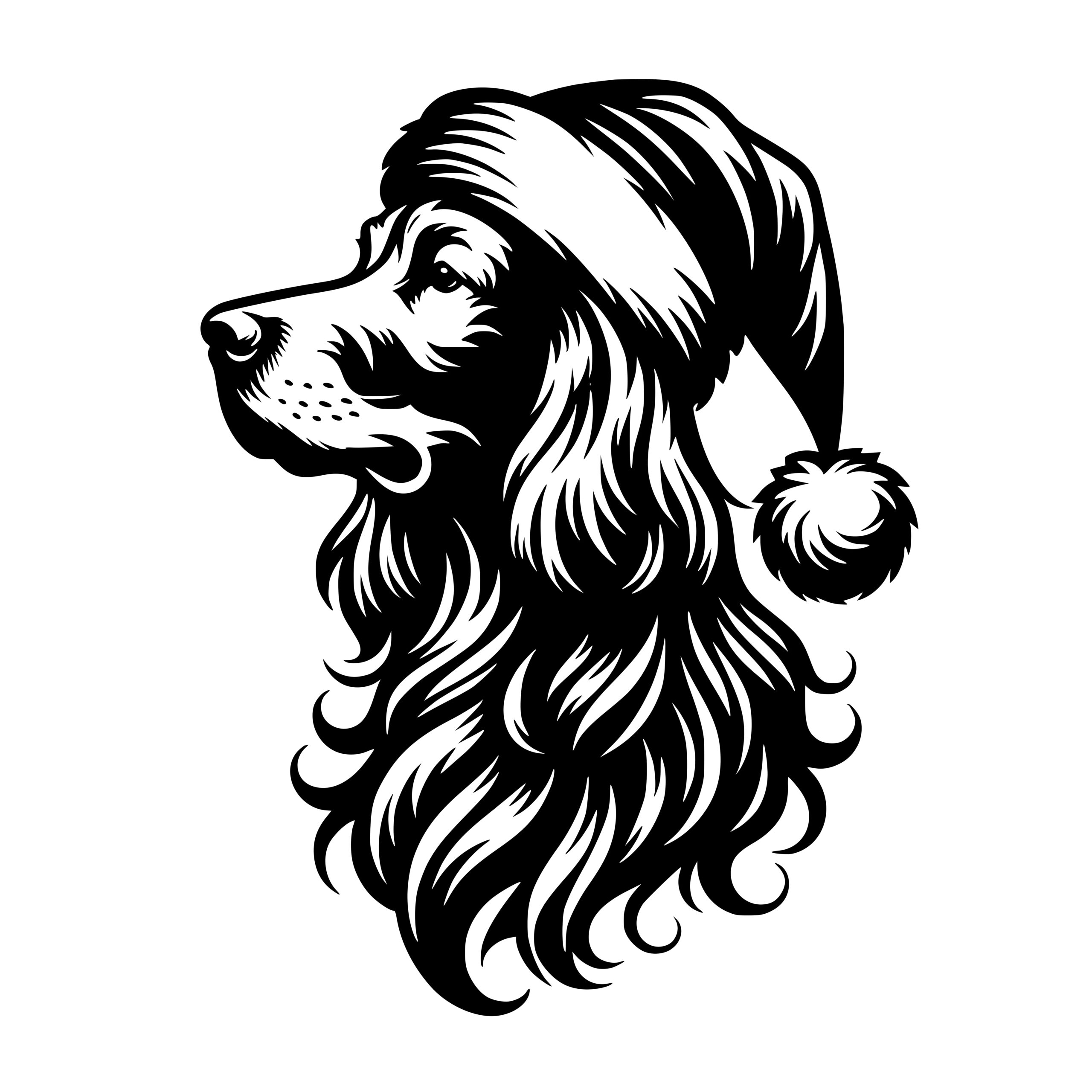 Festive Irish Setter DogTags: SVG Files for Cricut, Silhouette, Laser ...