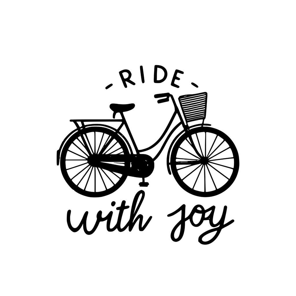 Joyful Bike Ride SVG File: Perfect for Cricut, Silhouette, and Laser ...