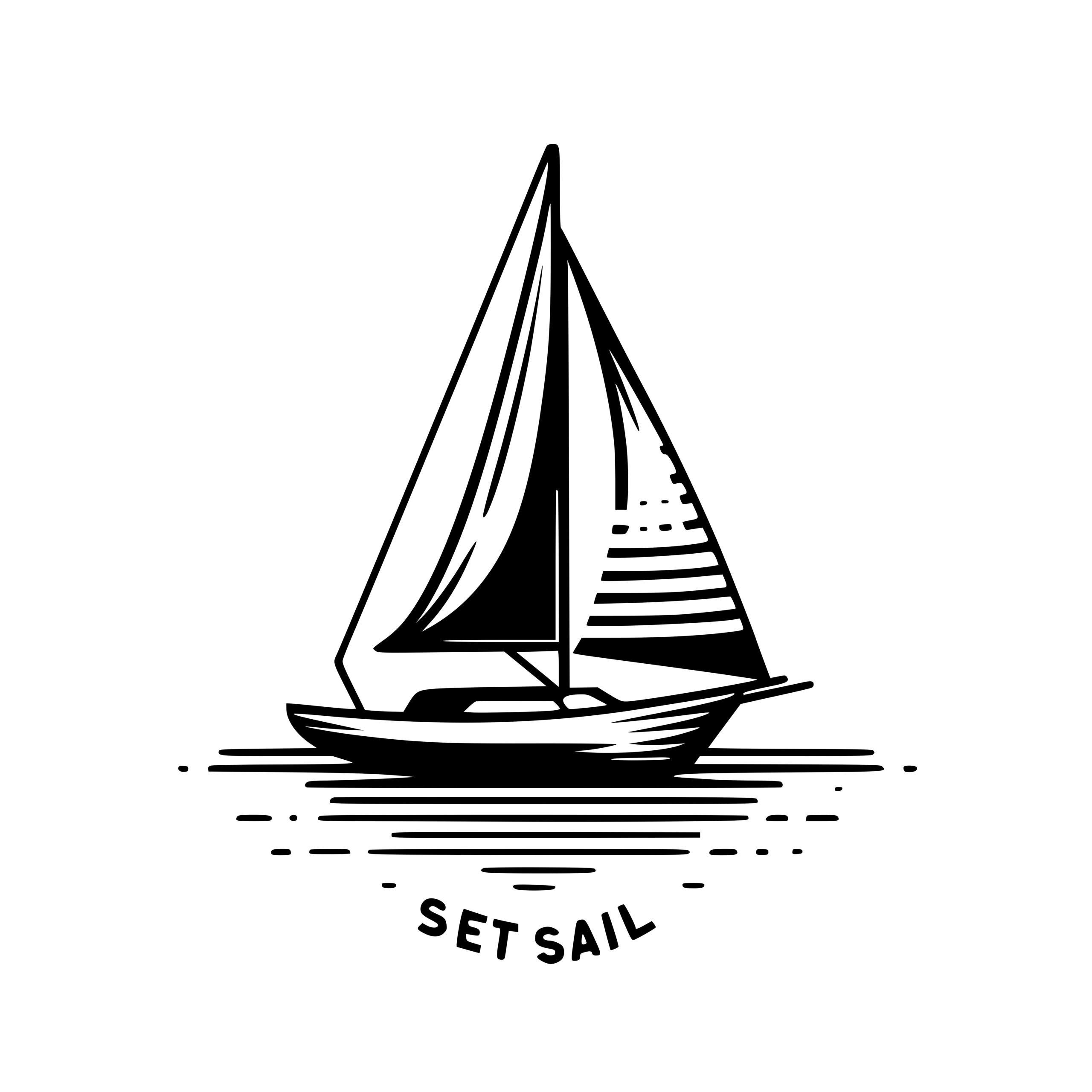 Sailing Adventure SVG File: Boat, Phrases, Sailboat for Cricut, Silhouette