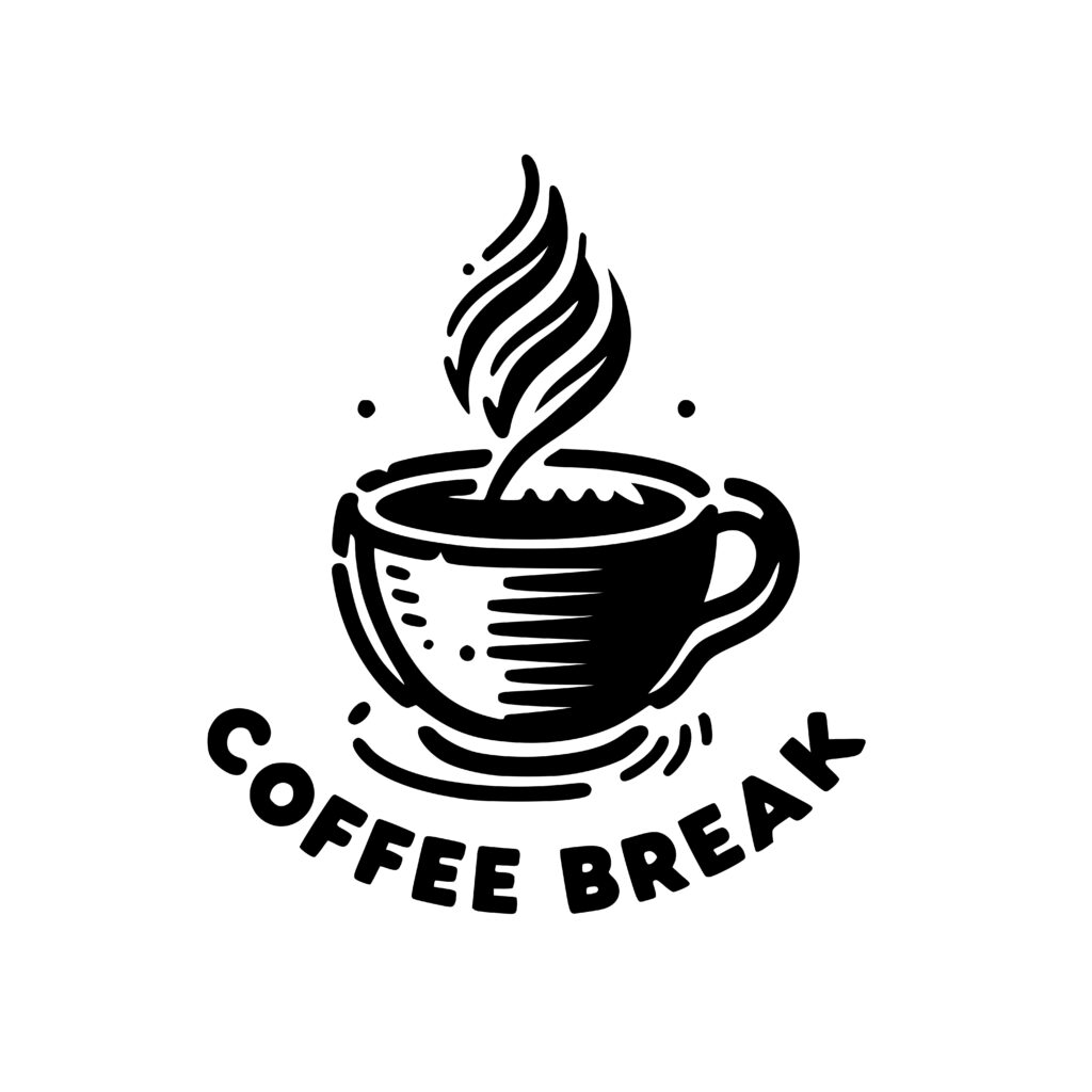 Coffee Break SVG File for Cricut, Silhouette, Laser Machines