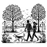 Park Stroll with Dog