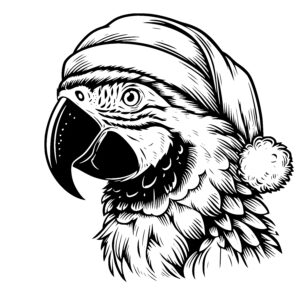 Santa Parrot