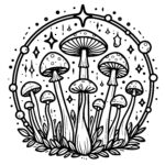 Mystical Mushroom Circle