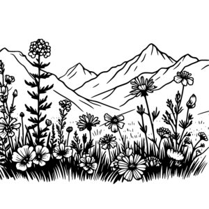 Mountain Meadow Wildflowers