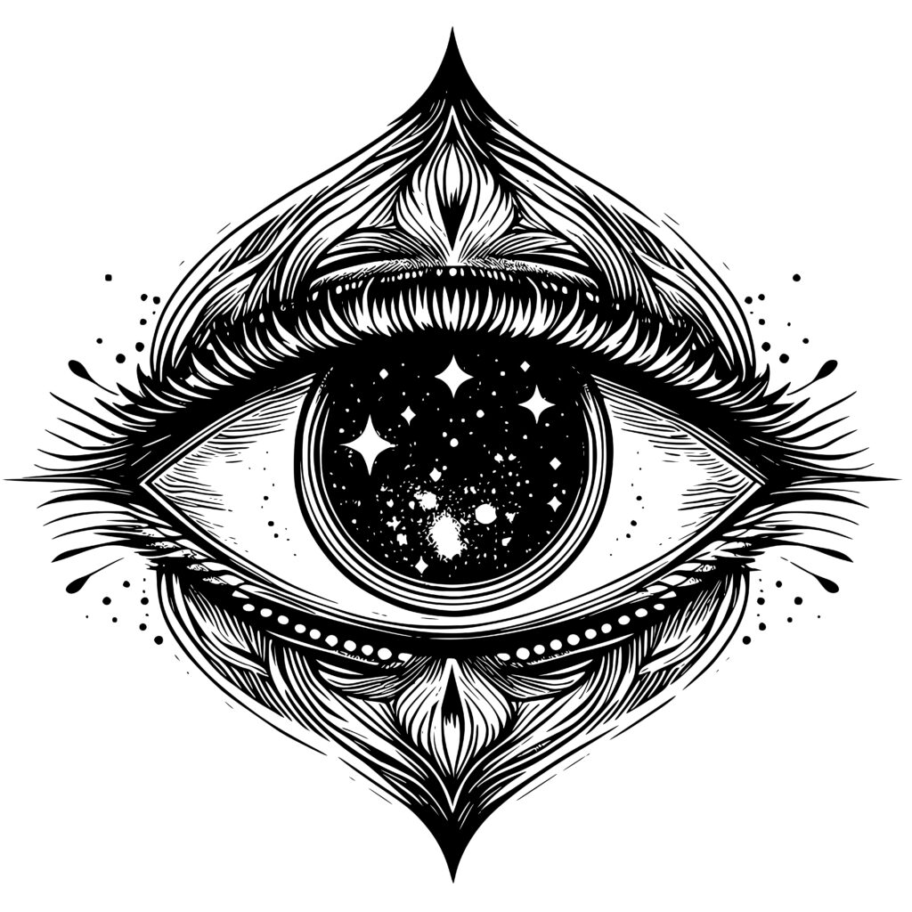 Mystical Eye Cosmos: SVG, PNG, DXF Files for Cricut & More