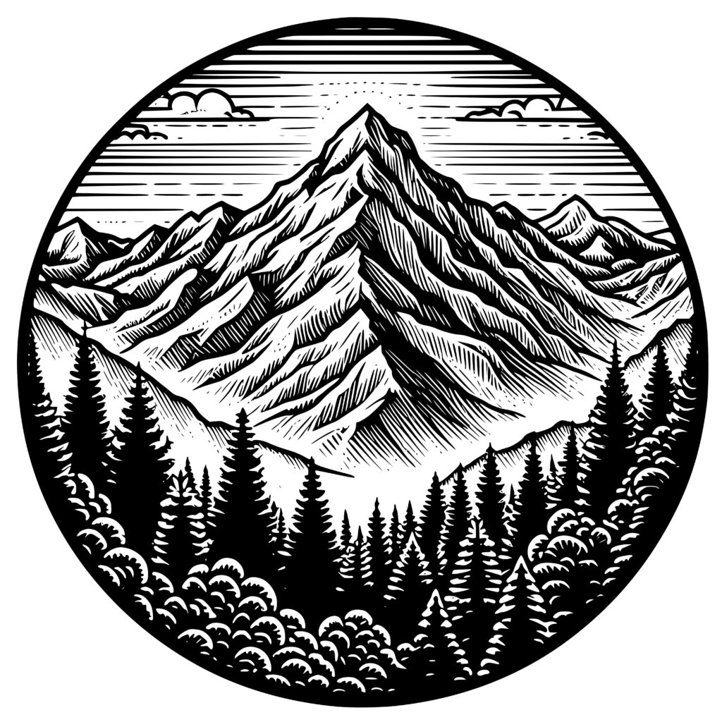 detailed-mountain-landscape-design-for-cricut-silhouette-laser-machines