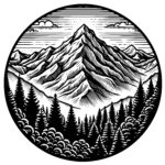 Detailed Mountain Landscape