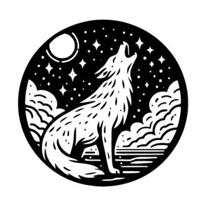 Moonlit Wolf Cry