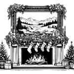 Christmas Hearth Scene