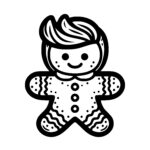 Stylish Gingerbread Boy