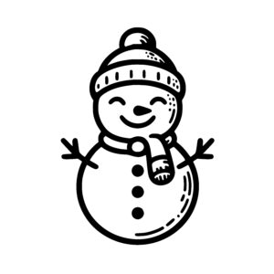 Winter Hat Snowman