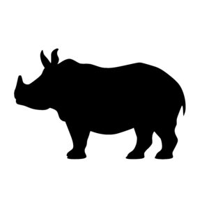 Rhino Silhouette