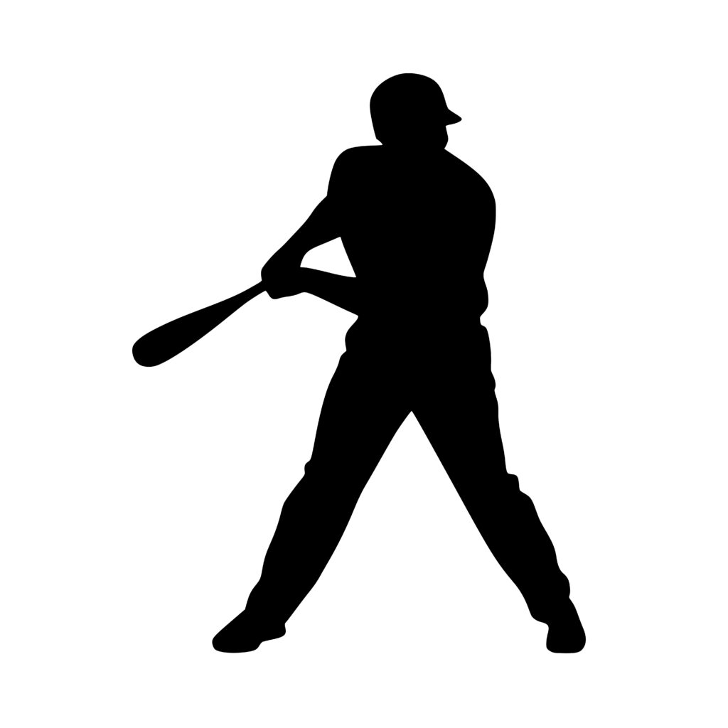 Baseball Swing SVG Design for Cricut, Silhouette, Glowforge Projects