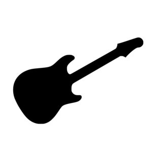 Electric Guitar Silhouette