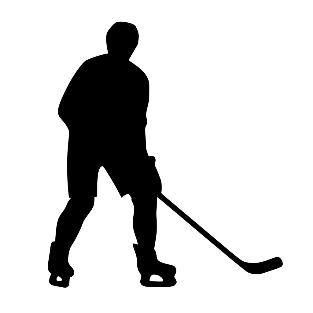 Hockey Player Skating SVG - Perfect for Cricut & Silhouette