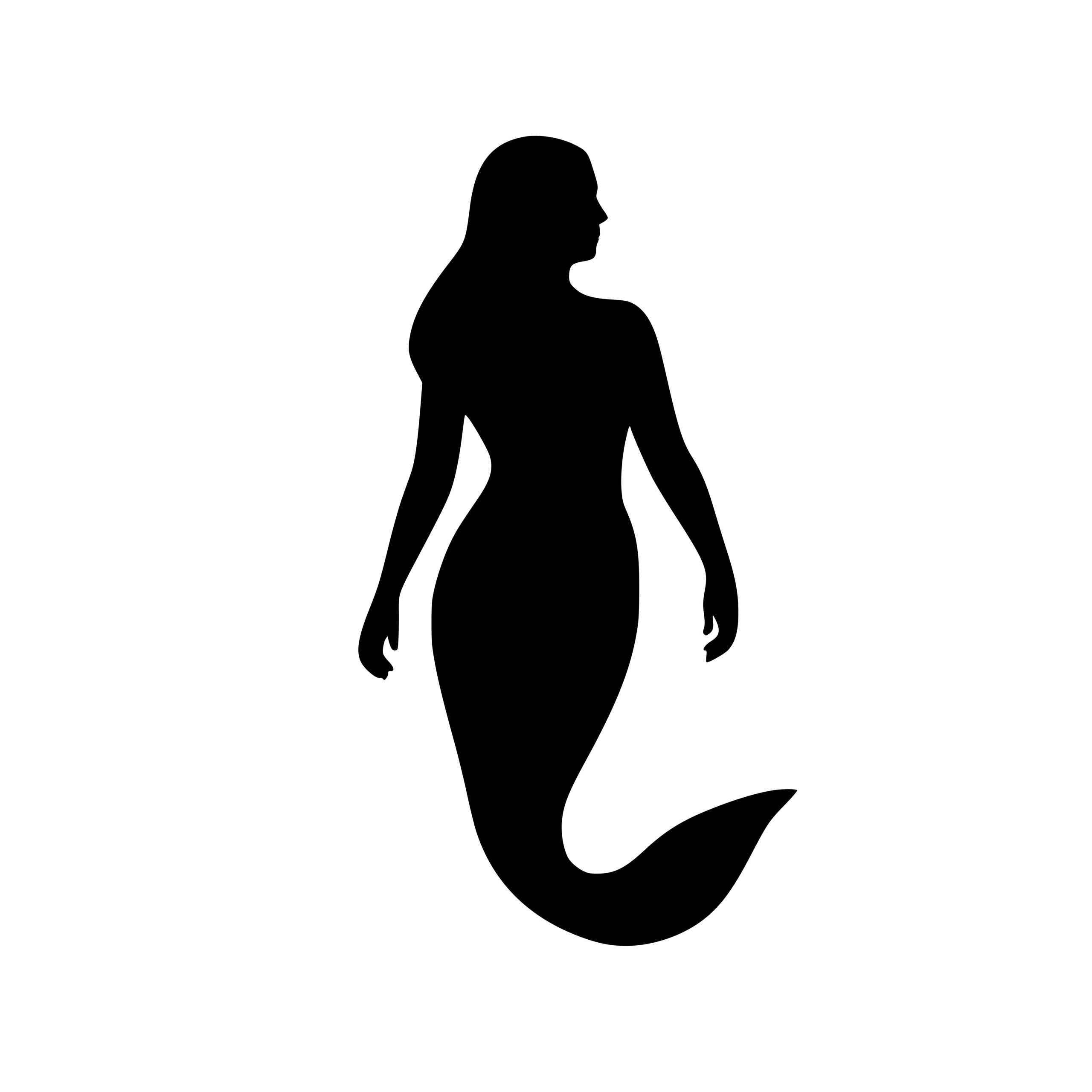 Mermaid Grace SVG File for Cricut, Laser, Silhouette, Cameo