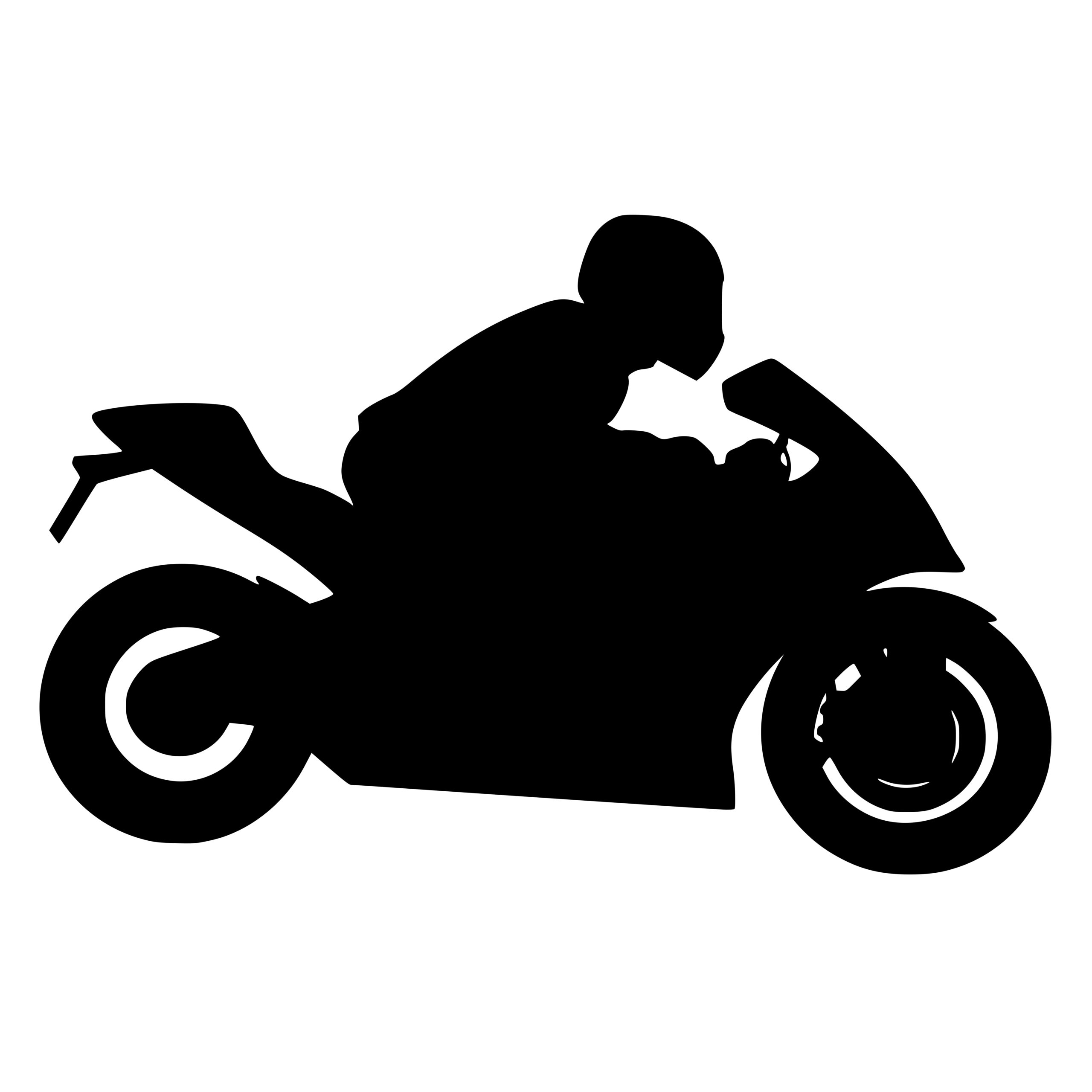 Speeding Rider SVG File for Cricut, Laser, Silhouette, Cameo