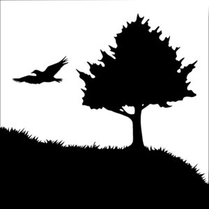 Tree & Flying Bird