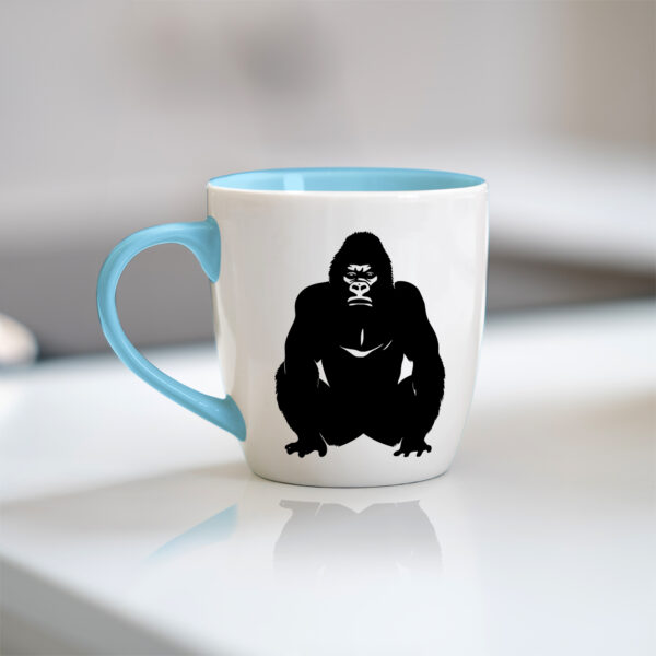  Personalized Gorilla Mug Gorilla Coffee Mug Gorilla Gifts :  Home & Kitchen