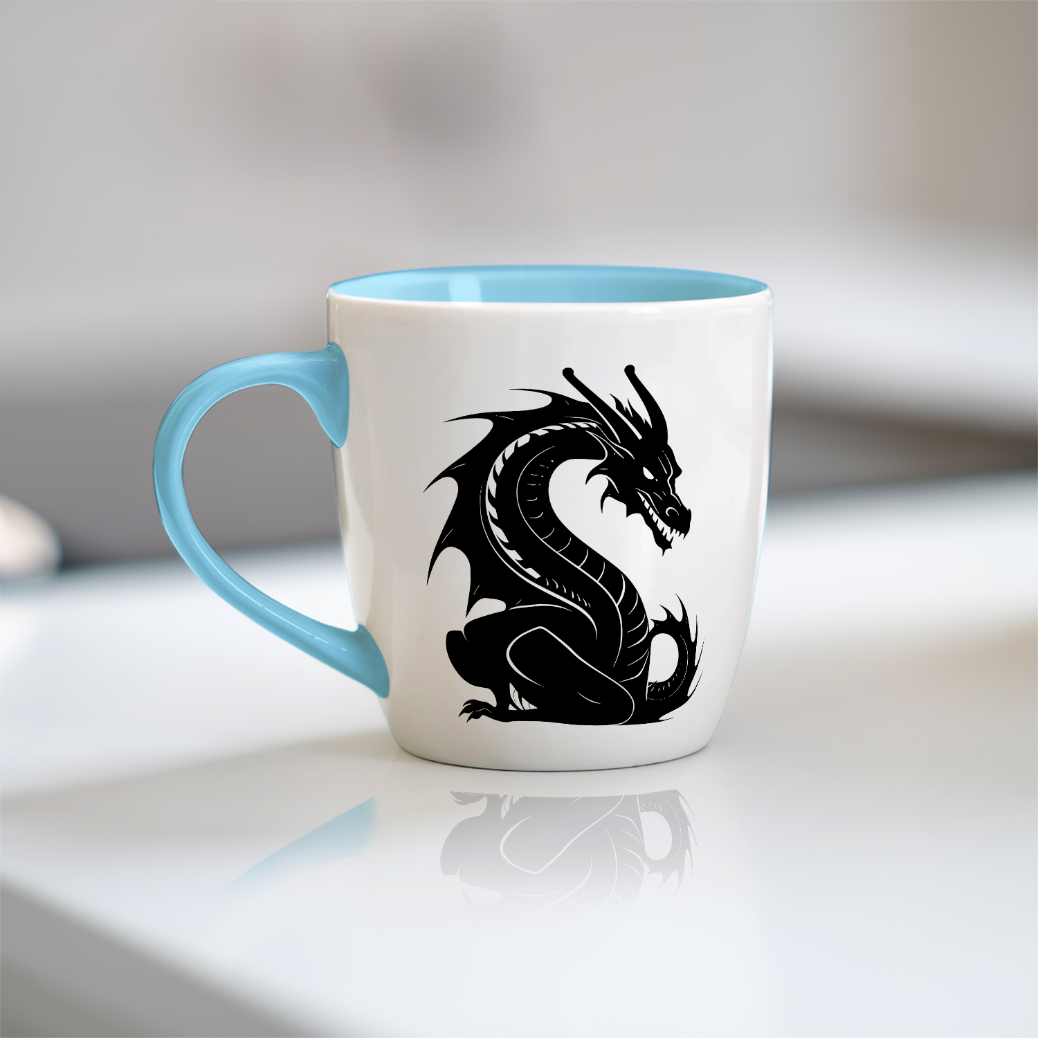 Sitting Dragon SVG Image: Perfect for Cricut, Silhouette, and Laser ...