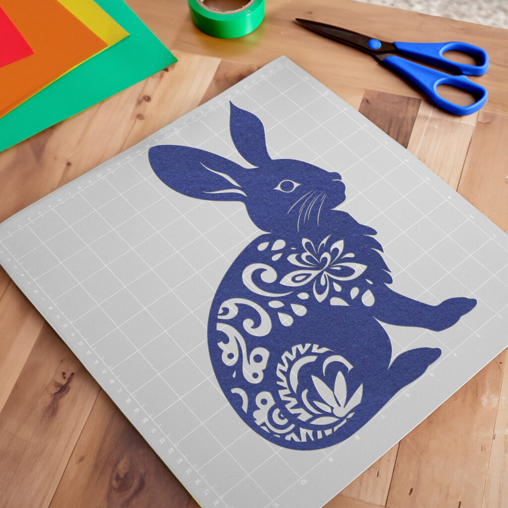 Rabbit with Abstract Design – Creative Meadow