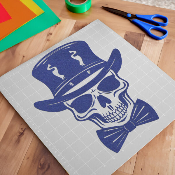 Fancy Skull SVG File for Cricut, Silhouette, Laser Machines