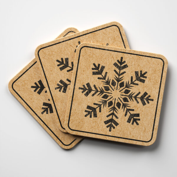 Snowflake Stamp [SVG, DXF], Cutting Machine & Laser Cutting Designs