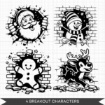 Christmas Breakout Characters