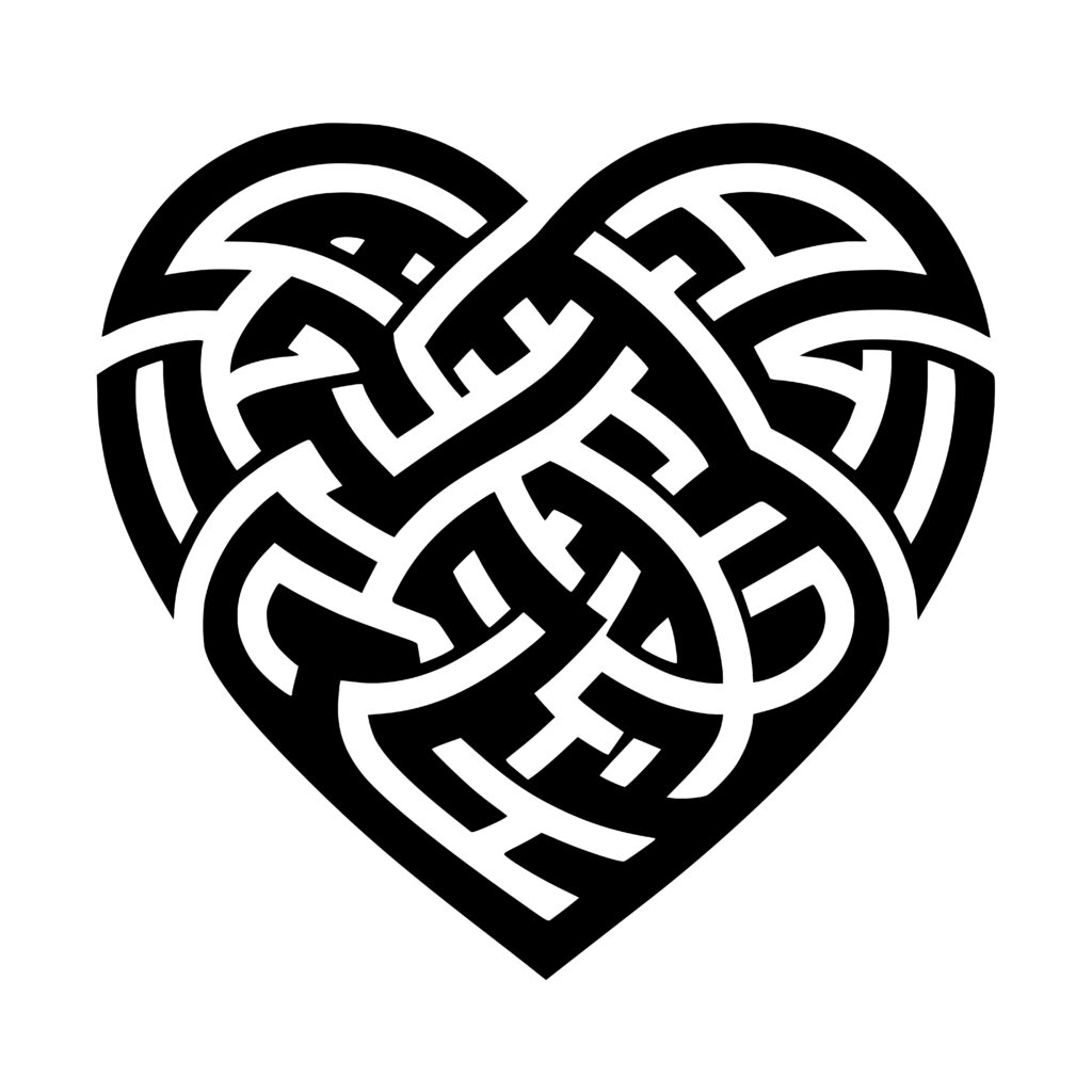 Knotwork Heart SVG File for Cricut, Laser, Silhouette, Cameo