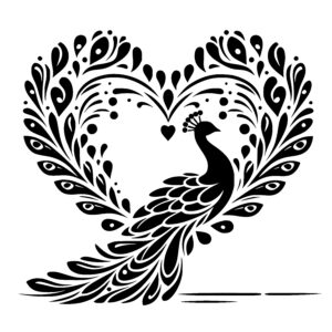 Peacock Heart