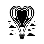 Heart Balloon Flight