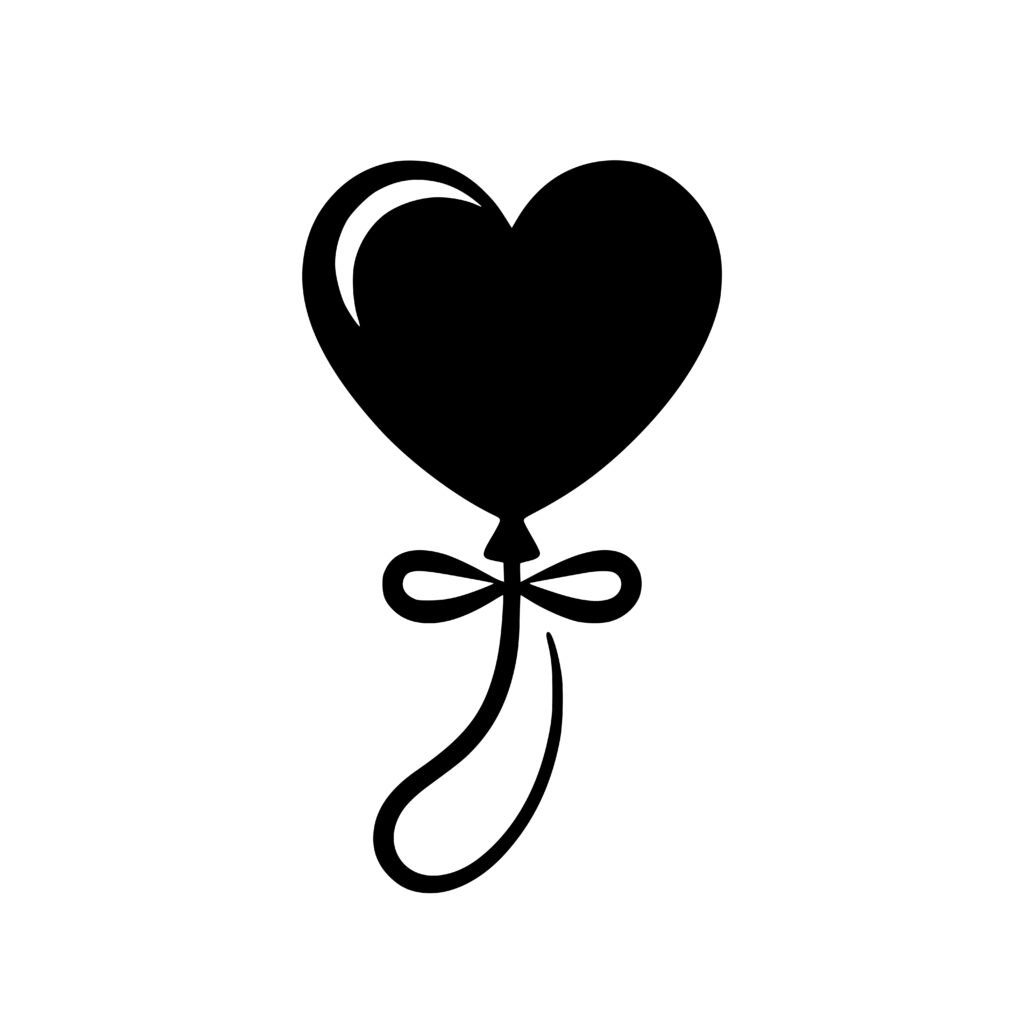 Love Balloon Svg Heart Air Balloon Svg Balloon With L - vrogue.co