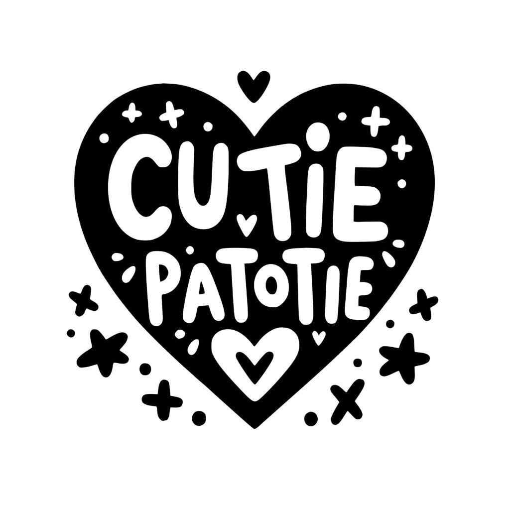 Cutie Patootie Heart Svg For Cricut Silhouette Glowforge Projects 3277