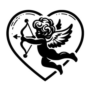 Cupid’s Arrow Heart