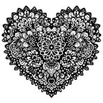 Floral Heart Mandala