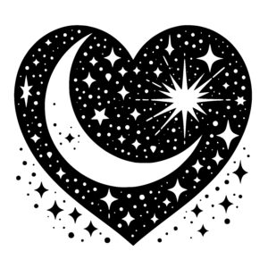Starry Love Heart