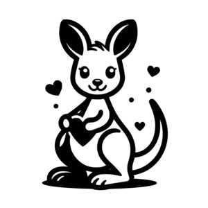 Happy Kangaroo Love