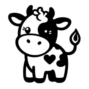 Spotted Cow Portrait