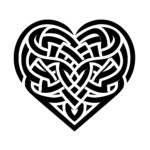 Intricate Knotted Heart