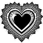 Decorative Heart Doily