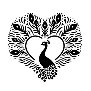 Peacock Heart