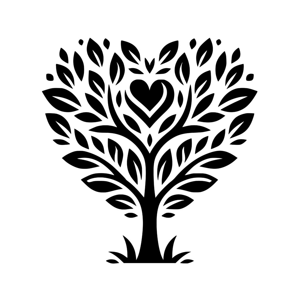 Heart Tree Svg Cut File Lovesvg Com 