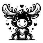 Happy Moose Heart